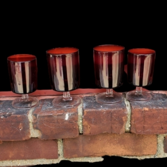 Vintage France Cape Cod Arcorac glass‎ set - Picture 3 of 16